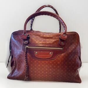 Francesco Biasia Leather Satchel Tote